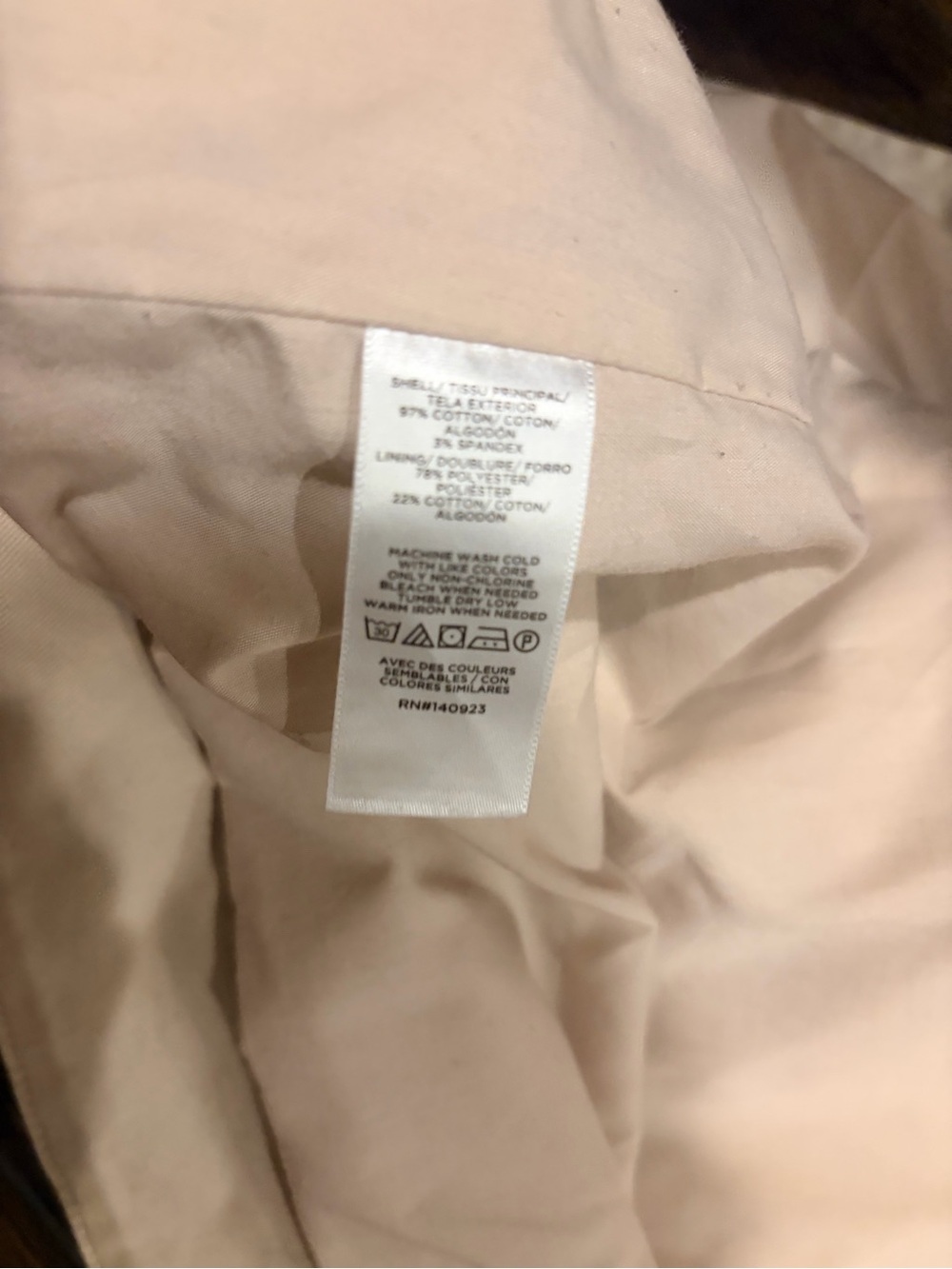 LOFT Cream Button-Front Utility Jacket - Picture 4 of 4